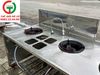 BẾP KHÒ INOX 2 HỌNG
