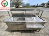 BÀN PHA CHẾ INOX LIỀN KỆ