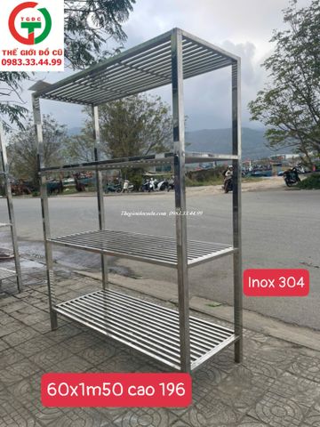 KỆ BẾP 4 TẦNG INOX 304