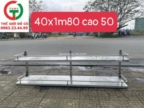 KỆ TREO BẾP 2 TẦNG INOX 304