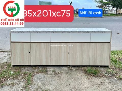 QUẦY KỆ LỄ TÂN - TỦ GỖ MDF LÕI XANH