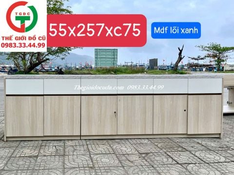 QUẦY KỆ TỦ ĐỂ ĐỒ DÙNG GỖ MDF LÕI XANH