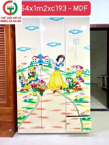 TỦ ÁO QUẦN 3 CÁNH GỖ MDF