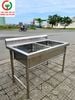CHẬU RỬA INOX 2 HỌNG VUÔNG