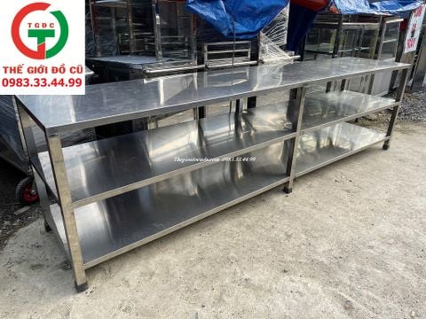 BÀN CHẾ BIẾN INOX - BÀN RA MÓN - BÀN BẾP INOX