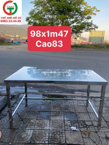 BÀN CHẾ BIẾN INOX 201