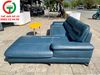 BỘ BÀN GHẾ SOFA GÓC ĐỆM DA