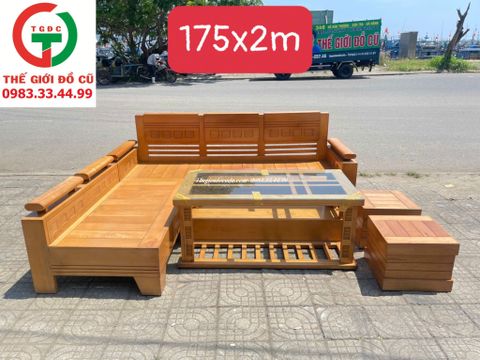 SALON GÓC L GỖ BÍCH