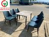 BỘ BÀN GHẾ ĂN ĐỆM DA CAO CẤP