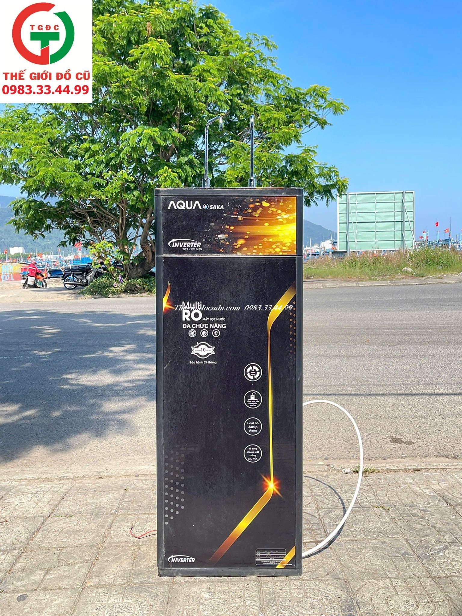 MÁY LỌC NƯỚC AQUA RO 2 VÒI NÓNG LẠNH