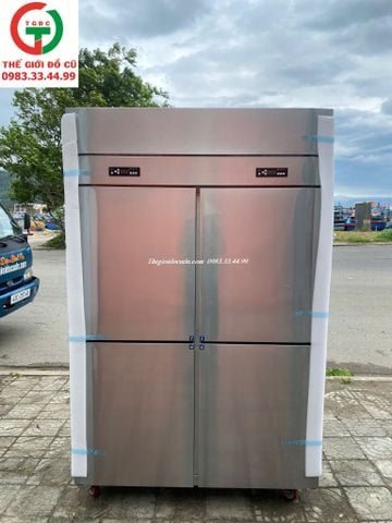 TỦ ĐÔNG MÁT INOX 4 CÁNH