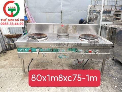 BẾP HOẢ TIỄN INOX 2 HỌNG