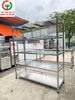 KỆ BẾP INOX 5 TẦNG - KỆ CHÉN BÁT INOX