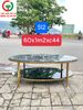 BÀN TRÀ MẶT ĐÁ 2 TẦNG