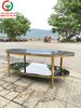 BÀN TRÀ MẶT ĐÁ 2 TẦNG