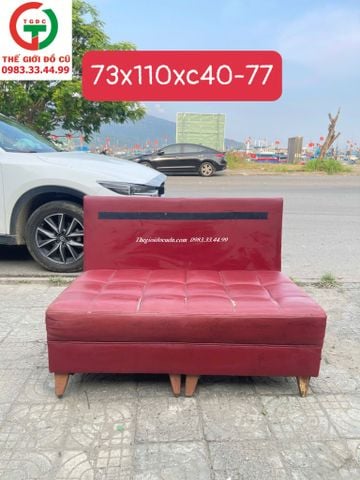 GHẾ SOFA BĂNG CHỜ ĐỆM DA