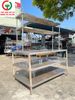 BÀN CHẾ BIẾN - BÀN BẾP INOX LIỀN KỆ