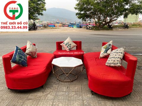 BỘ SOFA TÂN CỔ MÀU ĐỎ