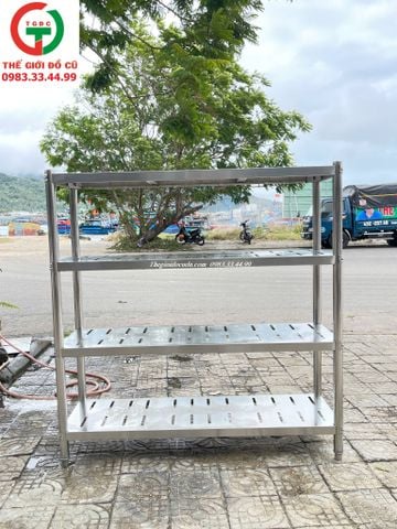 KỆ BẾP INOX 4 TẦNG
