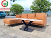 BÀN GHẾ SOFA GÓC ĐỆM DA