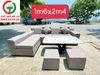 BỘ SOFA GÓC MÀU XÁM GHI