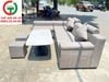 BỘ SOFA GÓC MÀU XÁM GHI