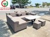 BỘ SOFA GÓC MÀU XÁM GHI