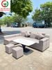 BỘ SOFA GÓC MÀU XÁM GHI