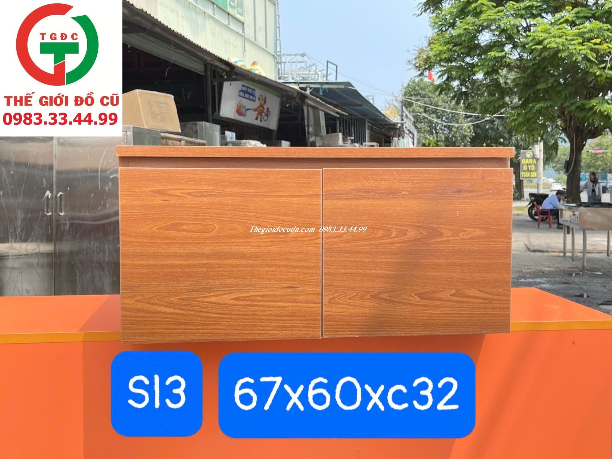 TỦ THOẠ GỖ MDF LÕI XANH 2 CÁNH