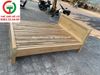 GIƯỜNG GỖ SỒI 1M6