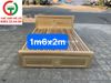 GIƯỜNG GỖ SỒI 1M6