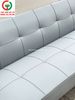 GHẾ SOFA BĂNG - SOFA BED ĐỆM DA XÁM
