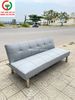 GHẾ SOFA BĂNG - SOFA BED ĐỆM DA XÁM