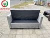 GHẾ SOFA BED ĐỆM NHUNG MÀU XÁM