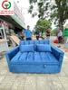 GHẾ SOFA BED ĐỆM NHUNG XANH