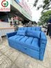 GHẾ SOFA BED ĐỆM NHUNG XANH