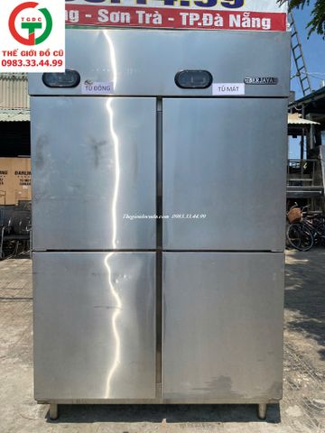TỦ ĐÔNG MÁT BERJAYA INOX 4 CÁNH