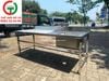 CHẬU RỬA INOX 1 HỌNG CÓ CHỜ