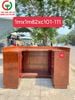 QUẦY THU NGÂN - QUẦY BAR LỄ TÂN GỖ HƯƠNG