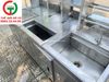 QUẦY PHA CHẾ INOX LIỀN KỆ