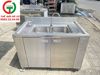 TỦ RỬA INOX 2 HỌNG