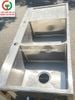 CHẬU RỬA INOX 2 HỌNG CÓ CHỜ