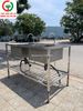 CHẬU RỬA INOX 2 HỌNG VUÔNG