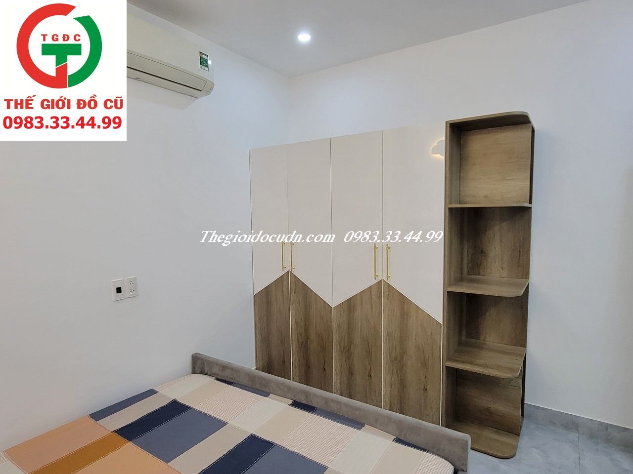 TỦ ÁO QUẦN GỖ MDF 4 CÁNH