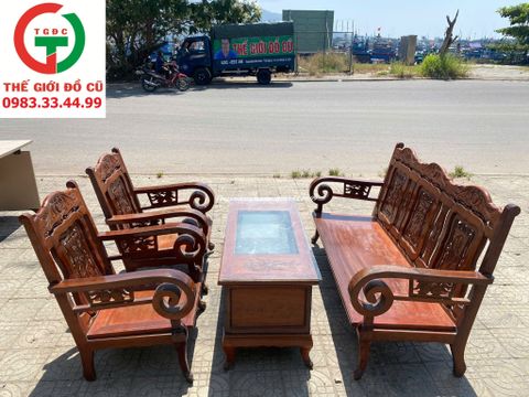 SALON TAY CUỐN GỖ HƯƠNG XƯA