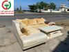 BỘ BÀN GHẾ SOFA GÓC NHUNG DA KHUNG GỖ