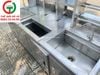 QUẦY PHA CHẾ INOX LIỀN KỆ