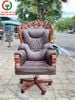 GHẾ XOAY DA KHUNG GỖ DÀNH CHO GIÁM ĐỐC