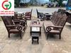 BỘ SALON GỖ TAY CUỐN XƯA GỖ HƯƠNG GÕ