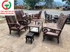BỘ SALON GỖ TAY CUỐN XƯA GỖ HƯƠNG GÕ
